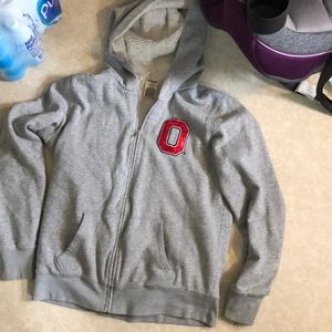 Pink vs Ohio state fleece zip up heavy super warm